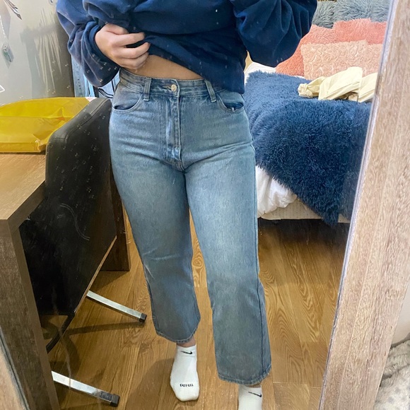 Blue straight leg jeans - Picture 1 of 3